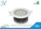 Commercial 15W Led Recessed Downlight Dimmable Led Down Lights AC100V - 240V