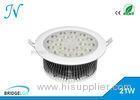 Compact 21W Recessed LED Downlight Cool White 7000K for Indoor Lighting