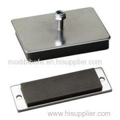 Block Rubber Coated Magnets