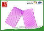 Black / pink velcro hair clips for girls Fashionable Flexible fringe holder sheet