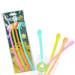 4pcs/set Korean Cute Chameleon Stirring Spoon Swizzle Mixing Sticks Ladle Plastic Glass Drink Cocktail Stirrers Muddler