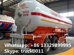 hot sale double BPW steel suspension 40500L lpg gas propane tank trailer