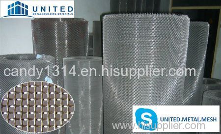 200 mesh plain weave SS wire cloth