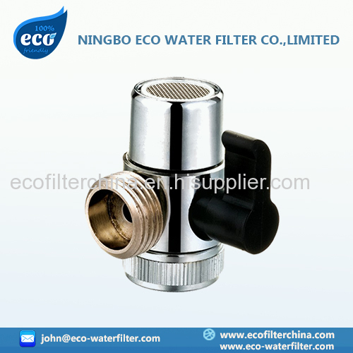 faucet adapter diverter valve