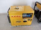 5000W Small Diesel Backup Generator Residential With Digital Panel Board