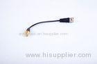 RoHs Approval RG 174 RF Cable Assembly SMA Female To F Connector Male