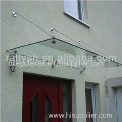 Stainless Steel Glass Canopy