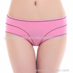 Comfortable Bamboo Fiber Cotton Women's Panty Stock Underwear