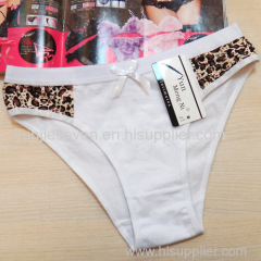 Leopard Print Cotton Cozy Panties Sexy Underwear