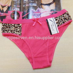 Leopard Print Cotton Cozy Panties Sexy Underwear