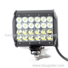 100% quality assurance 6.5 inch spot beam/flood beam 72w 4 row car yacht led light bar for wholesale price