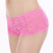 Fancy transparent lace boyshort panties