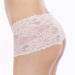 Fancy transparent lace boyshort panties