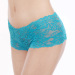 Fancy transparent lace boyshort panties