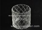 Modern Soda Lime Glass Tea Light Candle Holders Small Heat Proof