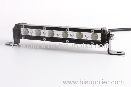 Single Row led light bar super slim led light bar 18w led bar spot flood combo 7" 18w 36w 54w 72w 90w 108w 144w