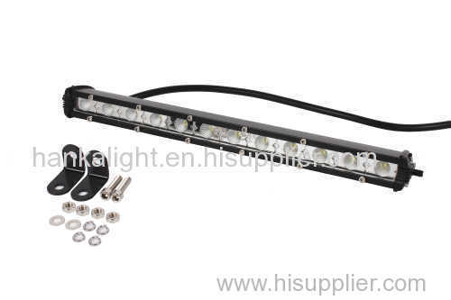 high power 13inch 36W single row vehicle led light bar