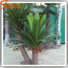 Factury Outlets Mini Trees Artificial Cycas Revoluta Thunb Palm Tree Green Plant for sale