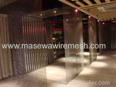 decoration beaded metal curtain in holl