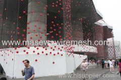 stainless steel rope mesh of ceiling