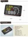 Ouchuangbo 5.5'' OBDII 2 Car HUD Interface Fuel BT Overspeed Warning Head Up Display