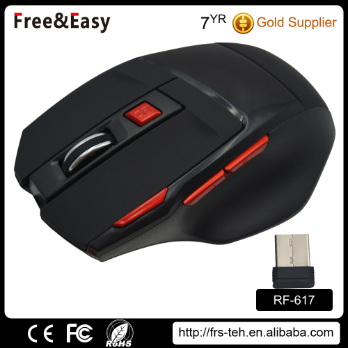 2015 Hot selling OEM LED 7D optical wireless gaming mouse