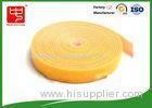 Adjustable 25MM double sided velcro tape for fabric yellow velcro tape