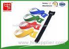 Adjustable cable ties Nylon Hook and Loop Cable Tie Eco - friendly function various color