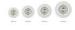 Round 15 Watt 120mm CREE COB Gimbal Led Downlight Lamps With CE / RoHs