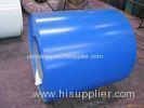 Hot Dipped Galvanized Prepainted Steel Coil With Sea Blue / White Series