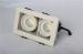 White Adjustable Epistar COB LED Grille Lights 14W 1400lm With CE Rohs