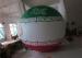 Sphere Large Inflatable Helium Balloons for Advertising 10 Feet White Green Color