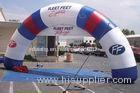 Giant Inflatable Finish Arch Rental For Celebration 0.4mm PVC Tarpaulin