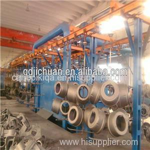 Catenary Type Hanger Shot Blasting Cleaning Machine