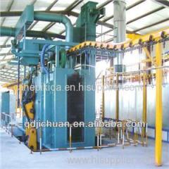 Hanger Type Shot Blasting Machine For Lpg Cylinder Cleaning