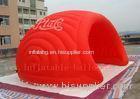 Red 10m Luna Inflatable Event Tent Commercial Logo Printed For Advertising