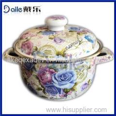 5pcs Innovative And Creative Enameled Stockpot