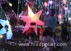 Fire Retardant 1m Inflatable Star Balloons With Lights Oxford Cloth
