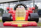 Customized Inflatable Commercial Bounce House ForKids Red Car Type