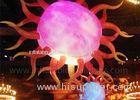 210D Oxford Cloth LED Lighting Inflatable Sun Color Changing For Party Decoration
