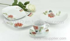 square shape dinner set