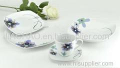 square shape dinner set