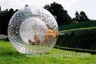 Transparent Inflatable Zorb Ball Roll Inside Inflatable Ball TPU / PVC