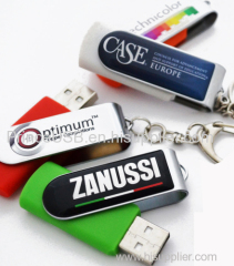 Hot Selling Promotional Gift Plastic USB Stick Flash Drive with Colorful Custom Logo Printing Capacity 8GB