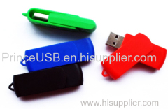 Hot Selling Promotional Gift Plastic USB Stick Flash Drive with Colorful Custom Logo Printing Capacity 8GB