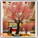 plastic leaves silk sakura flower artificial white indoor Japanes plants cherry blossom tree for wedding decor