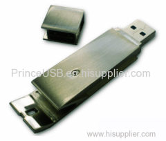 High Quality Metal USB Flash Drive with Key Chain 8GB USB Flash Drive Made in China