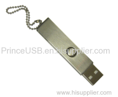 Hot Selling 8GB Metal Swivel USB Flash Drive for Promotion Gifts Custom Software Download USB Bulk 4GB USB Flash Drives
