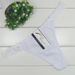 Cotton Women's Fashion Cotton Underwear Sexy Cotton and Lace Thongs G-string Underwear Panties Briefs T-back