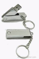 Hot Selling 8GB Metal Swivel USB Flash Drive for Promotion Gifts Custom Software Download USB Bulk 4GB USB Flash Drives